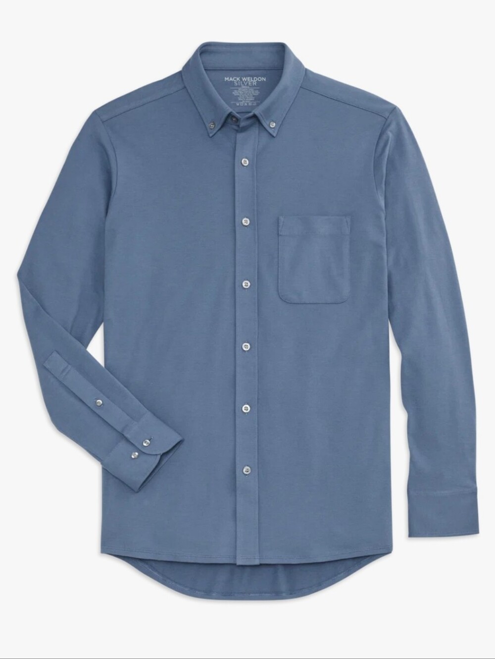 Mack Weldon Ice Storm Button-Down Long Sleeve Shirt